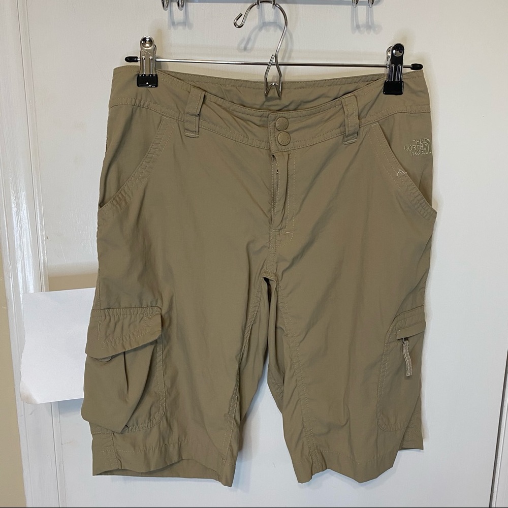 The North Face Tan Cargo Hiking Shorts